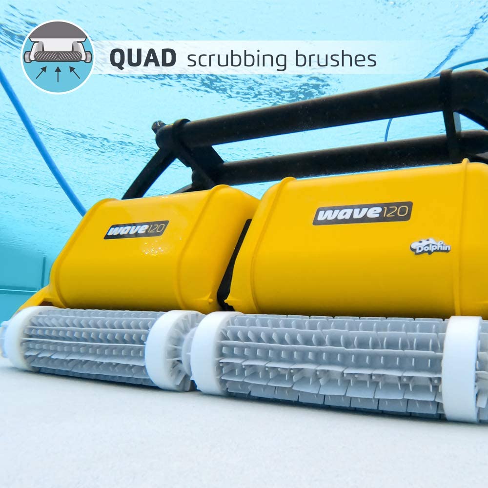 Dolphin Wave 120 quad scrubbing brushes